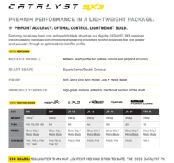 TRUE CATALYST 9X 2023 SR OPS 85 FLEX Grip Stick 62" 21 TRUE CATALYST 9X 2023 SR OPS 85 FLEX Grip Stick 62" -Wintersportgeschäft 9x3stick
