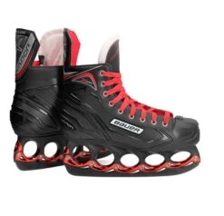 BAUER X250 Schlittschuhe Senior T-Blade METALLIC RED EDITION