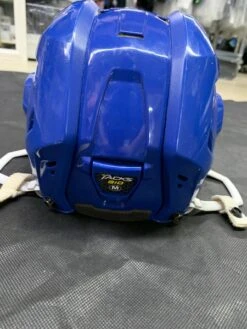 CCM Tacks 310 Helm + Visier (flat) Gebraucht (blau) -Wintersportgeschäft IMG 4071