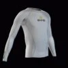 SKINS Youth Unisex Bio Compression Long Sleeve Top White With Grey Stitching - B12005005 -Wintersportgeschäft Skins B12005005