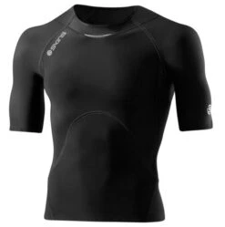 SKINS A400 Men's Top Short Sleeve Black ZB99320049001